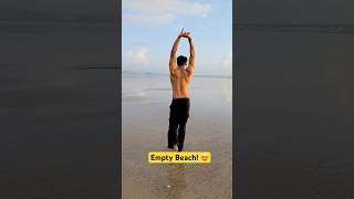 SECRET Empty Beach Near Mumbai 😦🌊 shorts vlog [upl. by Irolav728]