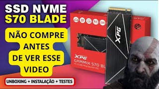 XPG GAMMIX S70 BLADEQUE DECEPÇÃO NOS TESTESVEJA ANTES DE COMPRAR [upl. by Yrrep]