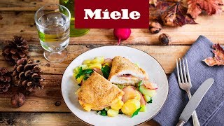 Herbstmenü Hauptspeise Cordon bleu I Miele [upl. by Pardner]