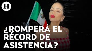 ¡Da inicio el concierto de Rosalía en el Zócalo de la CDMX Así lo viven los asistentes [upl. by Yracaz]