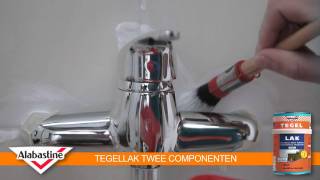 How to  Tegellak 2 Componenten  Alabastine [upl. by Comras]