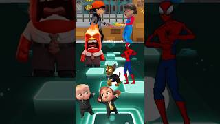 Scary 3D Teacher vs Pawpatrol Skye Coffin dance Tiles hop edm Rush shorts pawpatrol luca [upl. by Helbonia]