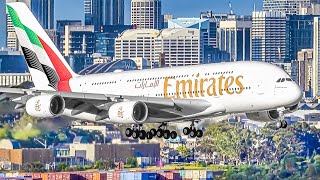 40 HEAVY Aircraft TAKEOFFS and LANDINGS  Sydney Airport Plane Spotting Australia SYDYSSY [upl. by Remsen]