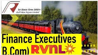 Finance Vacancies Your Path to Success in RVNLs Railway Sector  RVNL  BCOM [upl. by Fawne385]