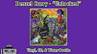 UNBOXING  Denzel Curry  Unlocked  Vinyl CD Limited Water Bottle [upl. by Aitnuahs904]