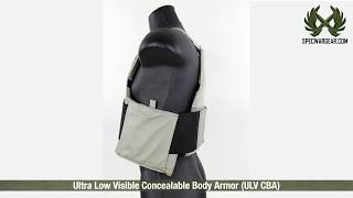 Ultra Low Visible Concealable Body Armor ULV CBA [upl. by Vento]