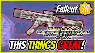 Fallout 76  The Anchorage Ace is So good  YOU NEED ONE NOW [upl. by Achorn]