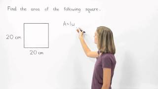 Area of a Square  MathHelpcom [upl. by Coreen]