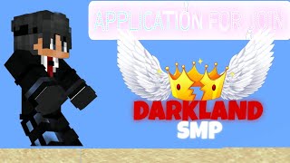 MY APPLICATION VIDEO FOR DARK LAND SMP [upl. by Leen]