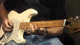 JAPANESE VINTAGE ANTORIA WHITE STRAT c1970s DEMO [upl. by Barfuss]