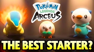 What is the BEST Starter Pokemon in Pokemon Legends Arceus [upl. by Bidle921]