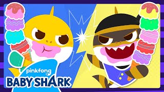 NEW This Ice Cream is Mine  Mischievous Thief Baby Shark  Ten Little Song  Baby Shark Official [upl. by Nylear]