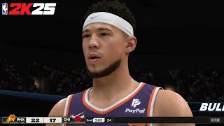 Official NBA 2K25 GAMEPLAY SUNS VS BULLS [upl. by Nosreip]