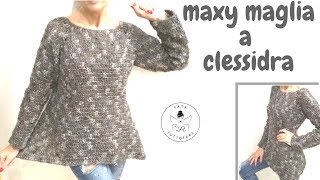 TUTORIAL Maxy maglia a clessidra maglia curvylafatatuttofare [upl. by Suiravaj]