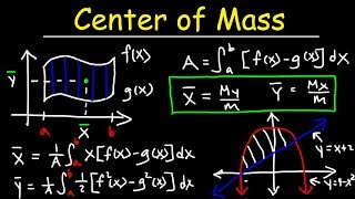 Center of Mass amp Centroid Problems  Calculus [upl. by Irby492]