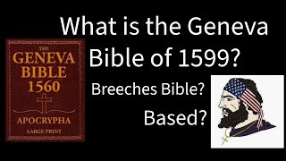 The Geneva Bible of 1599 [upl. by Ayotahs]