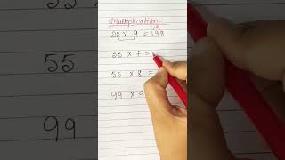 Multiplication trick math multiplicationtrick [upl. by Eimmij]