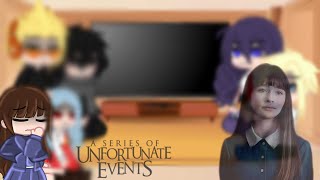 Pro heroes react to A serie of unfortunate events •Bnha•ASOUE•Gacha reaction• [upl. by Rodama]