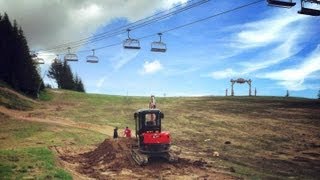 Behind the scenes of Les Gets Bikepark  Shapers amp Bike Patrols [upl. by Ahpla]