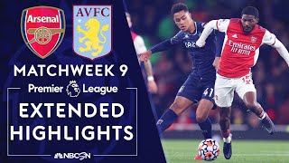 Arsenal v Aston Villa  PREMIER LEAGUE HIGHLIGHTS  10222021  NBC Sports [upl. by Llertal]