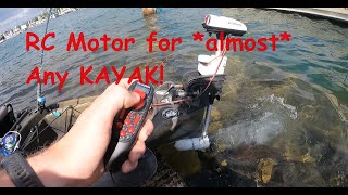 DIY RC Trolling Motor For Kayaks [upl. by Amilb]