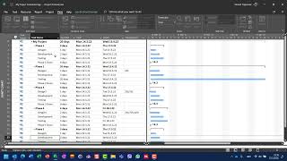 10 How to make a Predecessors and Successors  Microsoft Project Online Desktop Client [upl. by Devi]