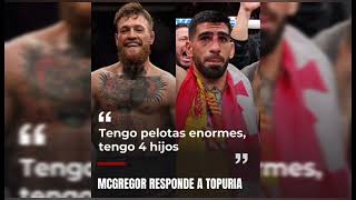 McGregor responde a Ilia Topuria 🤣 ufc mcgregor iliatopuria [upl. by Jaffe]