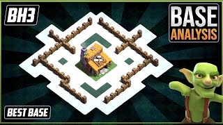 BEST Ultimate BH3 TROPHYdefense Base 2021 Builder Hall 3 Trophy Base Design with Copy Link  COC [upl. by Hoffert]