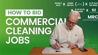 How to Bid Commercial Cleaning Jobs FORMULA INCLUDED [upl. by Remoh757]