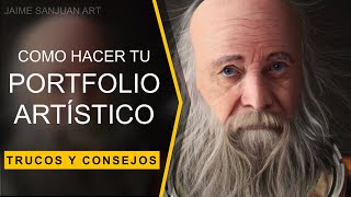 Cómo hacer tu portfolio Artístico Trucos y consejos [upl. by Dlaniger]