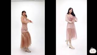 MIRRORED  SLOWED TWICE  Doughnut DANCE NAYEON DANCE MOMO  Mochi Dance Mirror [upl. by Lion]