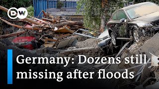 Hopes of finding survivors fade in floodhit areas in Germany  DW News [upl. by Ayenet691]