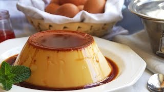 Flan de huevo fácil y rápido SÓLO 3 INGREDIENTES [upl. by Nirre277]