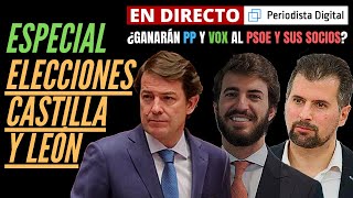 Resultados Elecciones Castilla y León Mañueco PP y GarcíaGallardo VOX ganan a PSOE y socios [upl. by Adair]