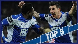 Top 5 lastgasp goals  Birmingham City [upl. by Dalpe]