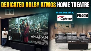 Dedicated Dolby Atmos Theatre  Optoma Projector  Magnat Speakers  Marantz Receiver [upl. by Crysta]