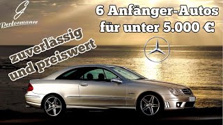 6 günstige AnfängerAutos für unter 5000 €  G Performance [upl. by Knute332]