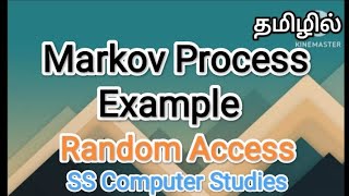 Markov Process example  random access in tamilsscomputerstudies markovprocess example [upl. by Carolann]