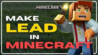 How to Make a LEAD  LEASH in Minecraft  Slimeball  String COMPLETE GUIDE 2024 [upl. by Nnairda957]