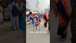 Braj parikrama vrindavan✅ vrindavan parikrama ekadashi krishna bhakti emotional god pray [upl. by Gearalt]