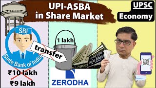 Economy UPIASBA in Sharemarket Features Benefits Float Income Discount Brokers Terms for UPSC [upl. by Winchell]