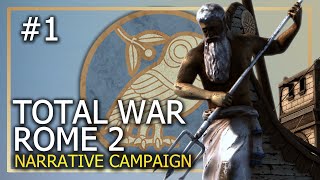 AGE OF COLONIZATION  Total War Rome 2 ATHENS Campaign Divide Et Impera PART 1 [upl. by Edyaw322]