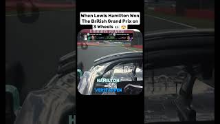 Lewis Hamilton Wins with 3 Wheels on his Car 😱 [upl. by Erehpotsirhc]