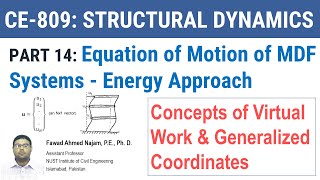 14  Concept of Generalized Coordinates amp Principle of Virtual Work [upl. by Iraj]