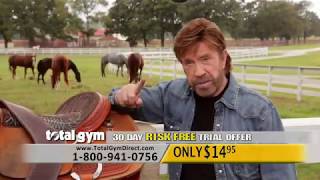 Total Gym TV Commercial Everybody Workout Song Featuring Chuck Norris [upl. by Lerred]