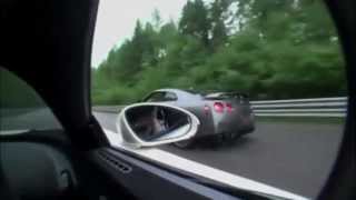 Nissan GTR vs Bugatti Veyron HD [upl. by Rubina772]