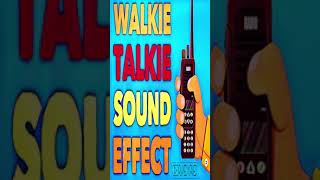 Walkie Talkie Sound Effect  Live Police Car Radio Chatter Sounds shorts [upl. by Mossolb736]