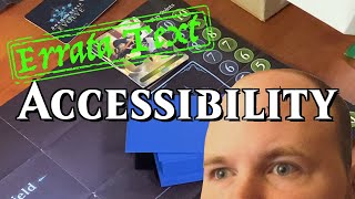 ACCESSIBILITY Errata Text SDSTCG [upl. by Notpmah]