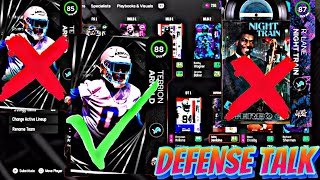 Let’s talk about the defense in madden 25 ultimate team [upl. by Sualocin]