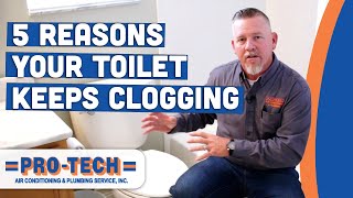 5 Reasons Your Toilet Keeps Clogging [upl. by Saxen]